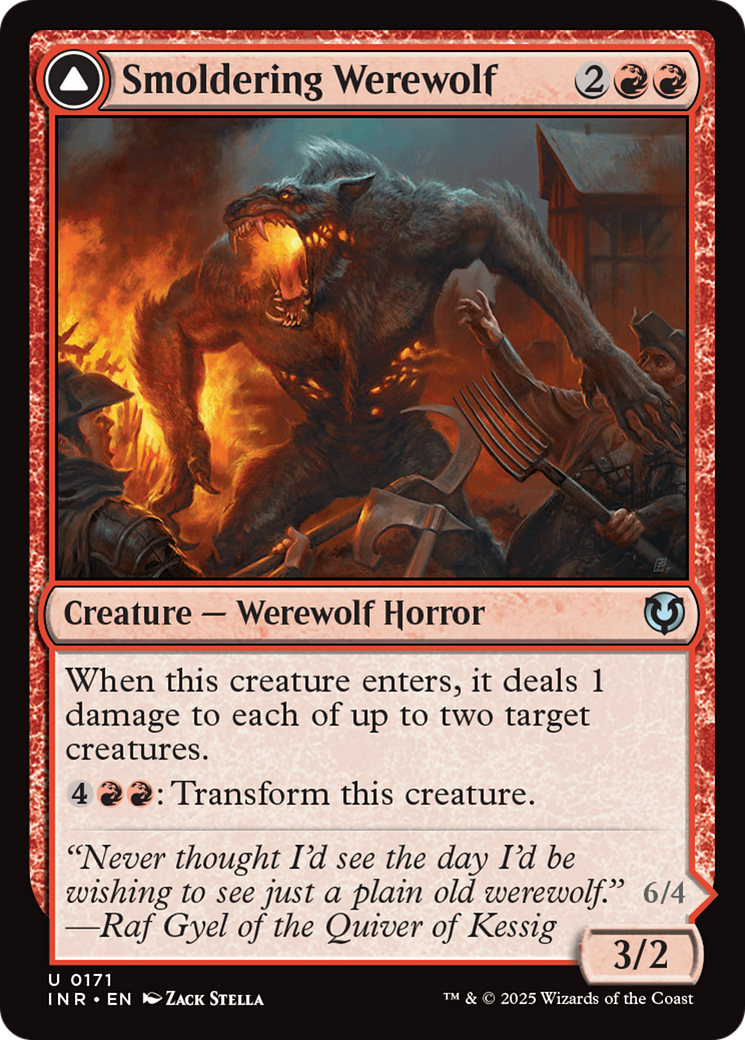 Smoldering Werewolf (INR-171) - Innistrad Remastered