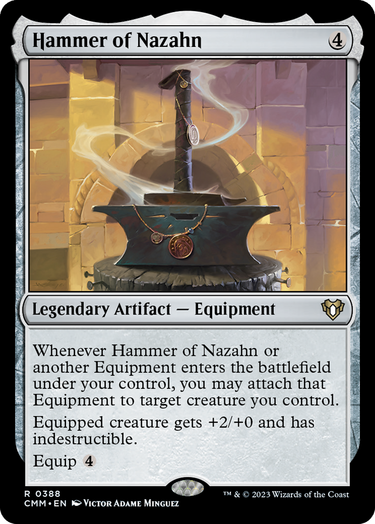 Hammer of Nazahn (CMM-388) - Commander Masters Foil
