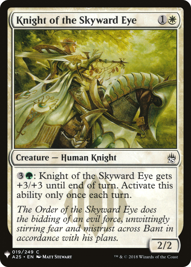 Knight of the Skyward Eye (LIST-019) - The List