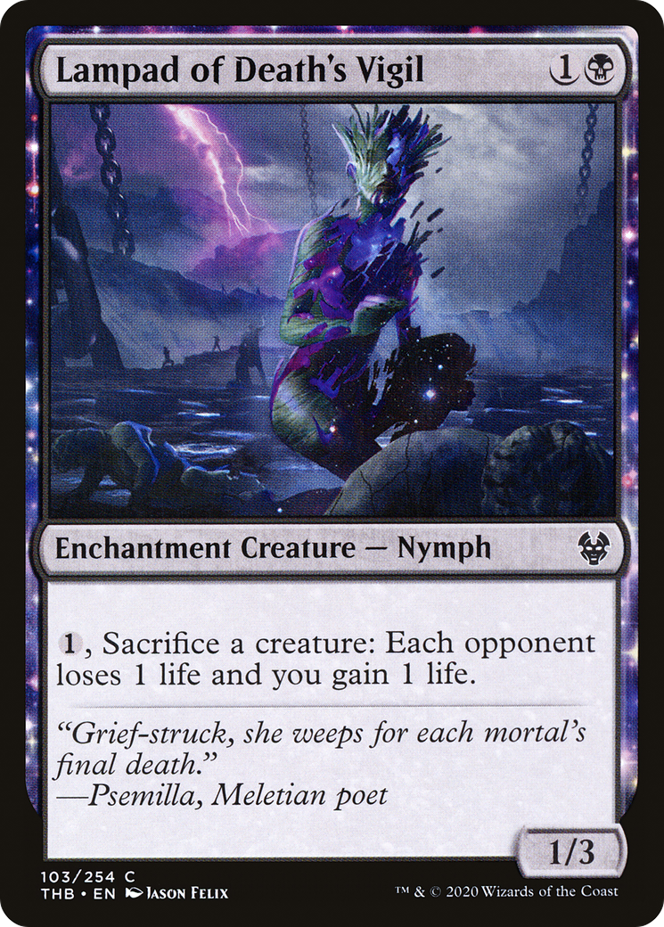 Lampad of Death's Vigil (THB-103) - Theros Beyond Death: (enchantment) Foil