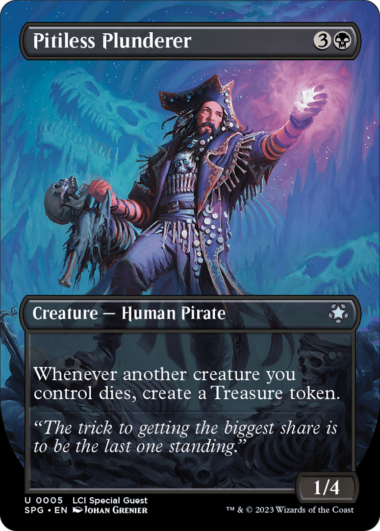 Pitiless Plunderer (Borderless) (SPG-005) - Special Guests (Borderless) Foil