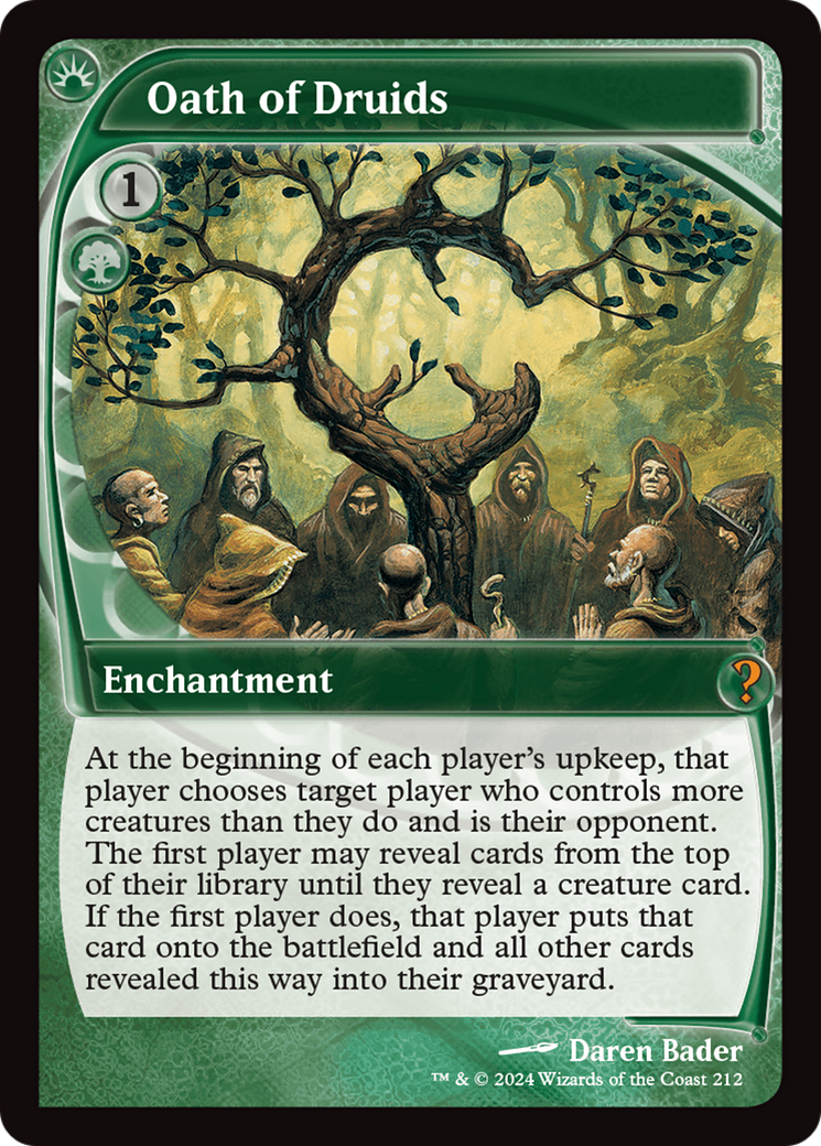 Oath of Druids (MB2-212) - Mystery Booster 2