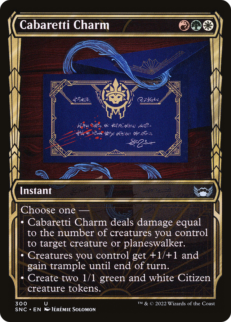 Cabaretti Charm (Showcase) (SNC-300) - Streets of New Capenna: (Showcase)