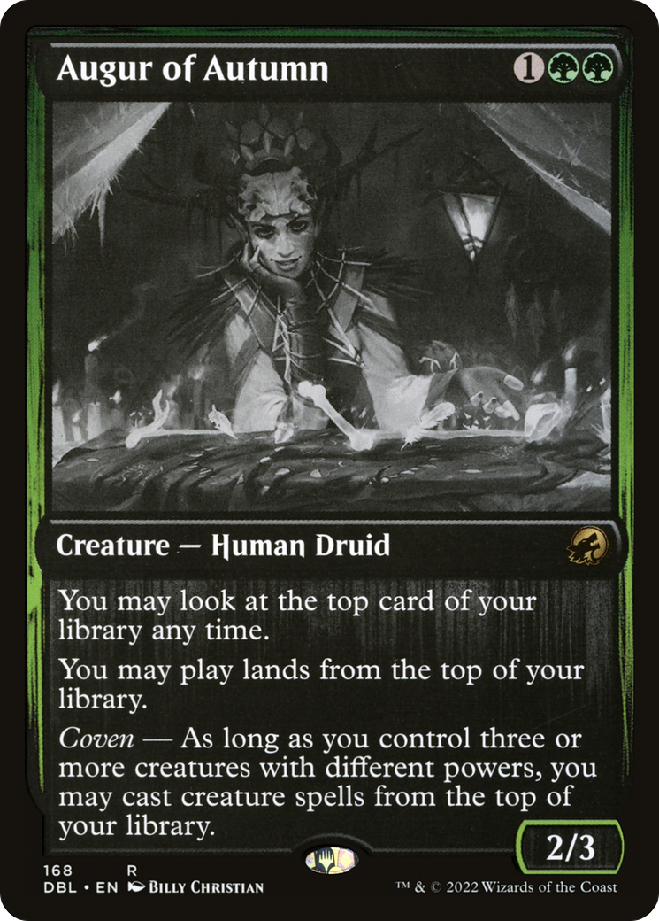 Augur of Autumn (DBL-168) - Innistrad: Double Feature Foil