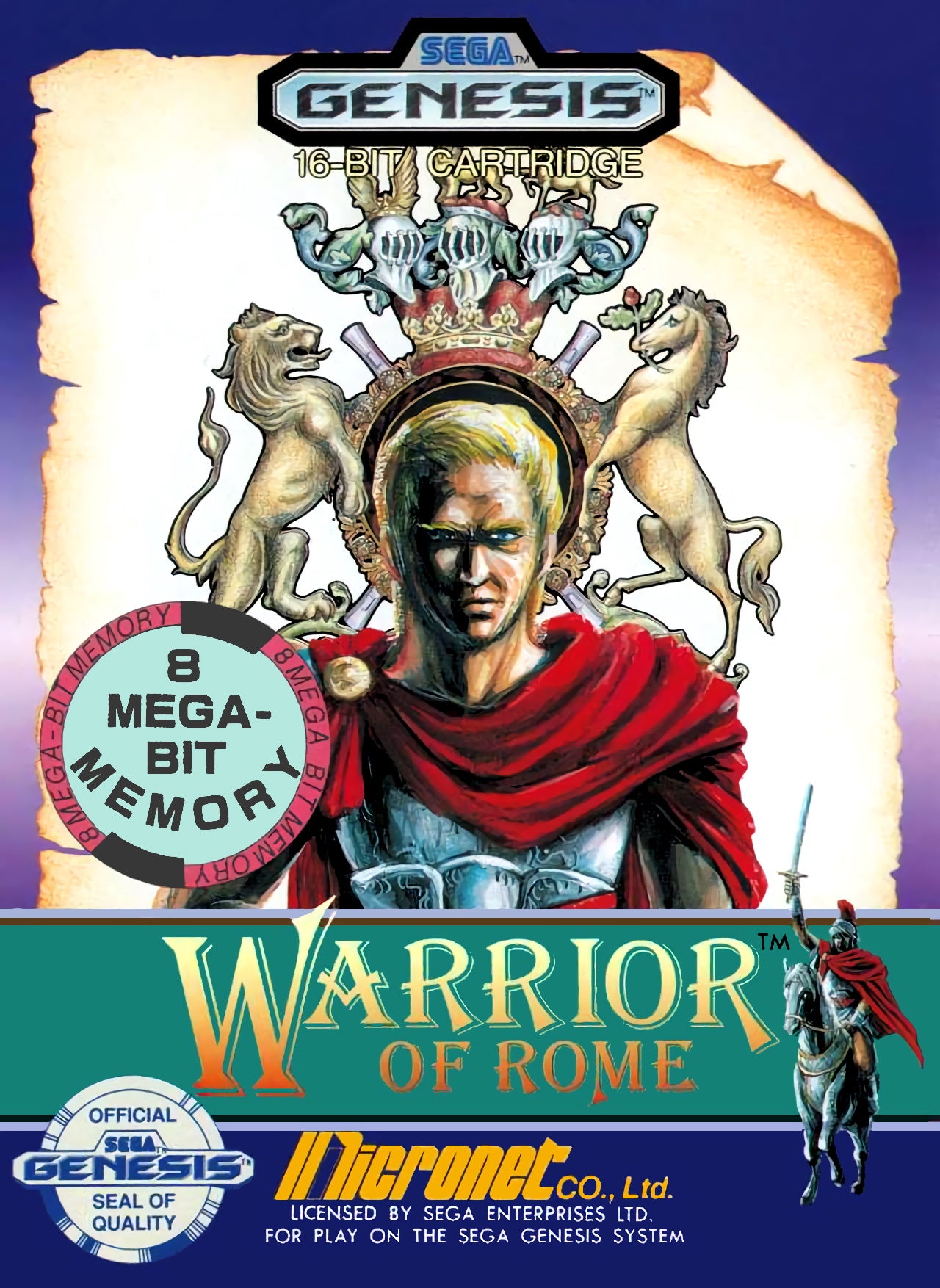 Warrior of Rome - Sega Genesis