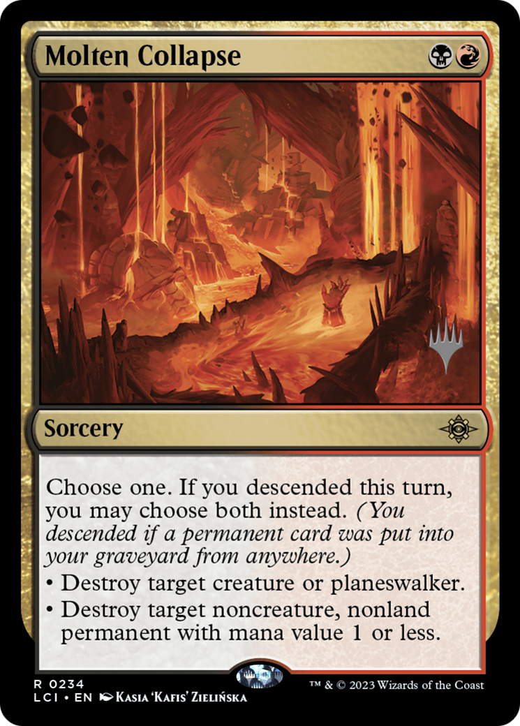 Molten Collapse (PPLCI-234P) - The Lost Caverns of Ixalan Promos