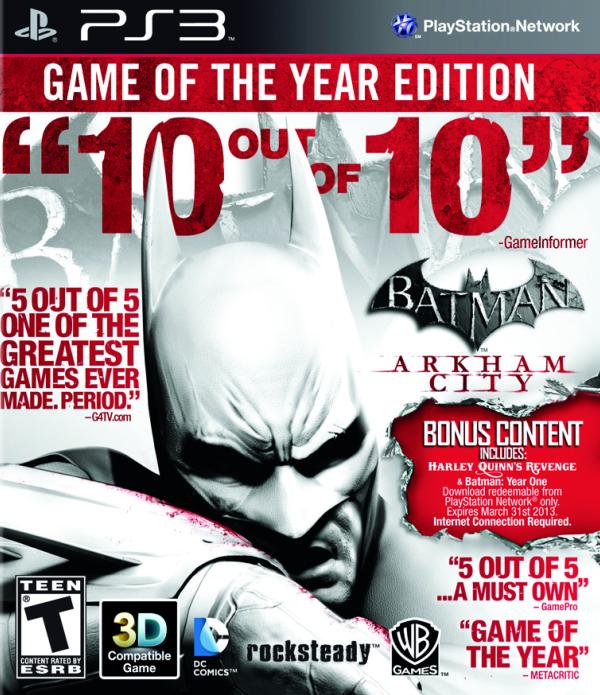 Batman: Arkham City (Game of the Year Edition) - PlayStation 3 (PS3)