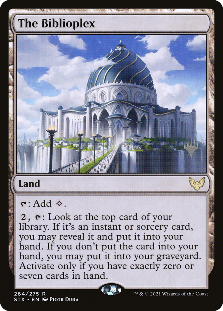 The Biblioplex (PPSTX-264) - Strixhaven: School of Mages Promos Foil