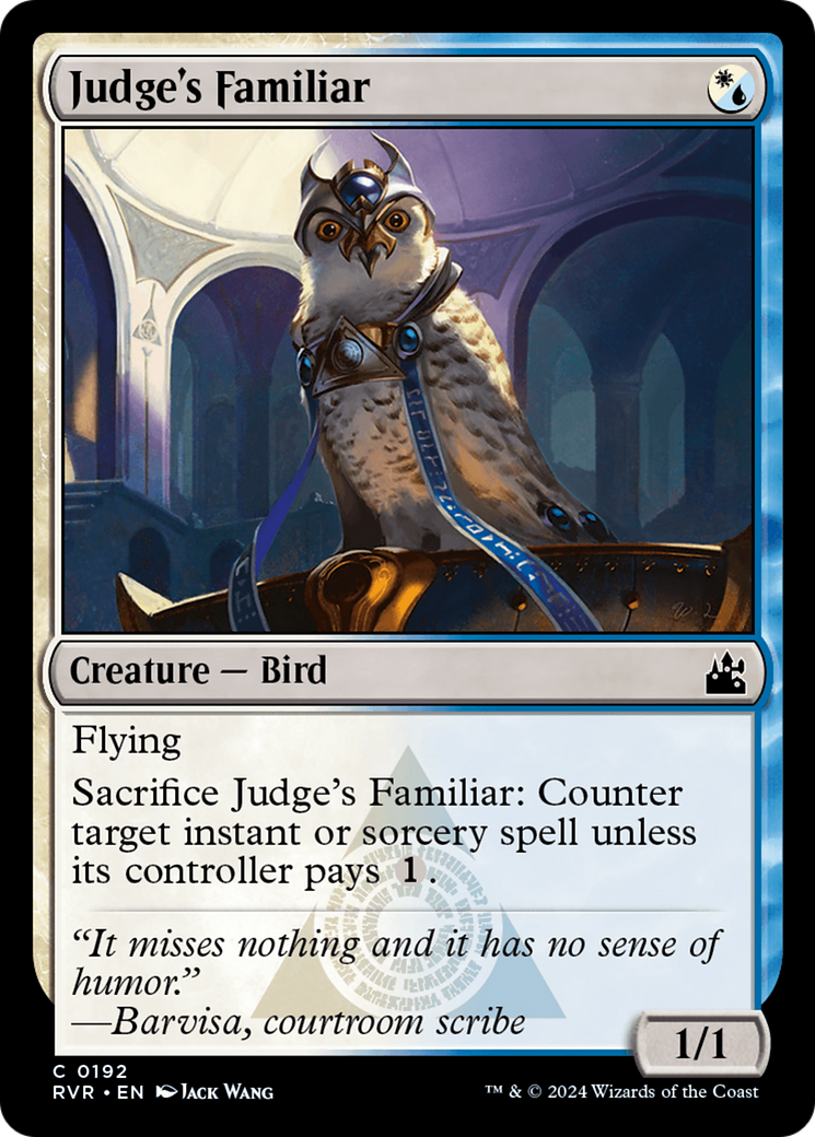 Judge's Familiar (RVR-192) - Ravnica Remastered