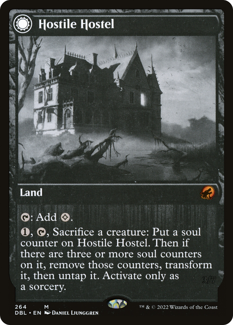 Hostile Hostel (DBL-264) - Innistrad: Double Feature: (Double Faced Transform)