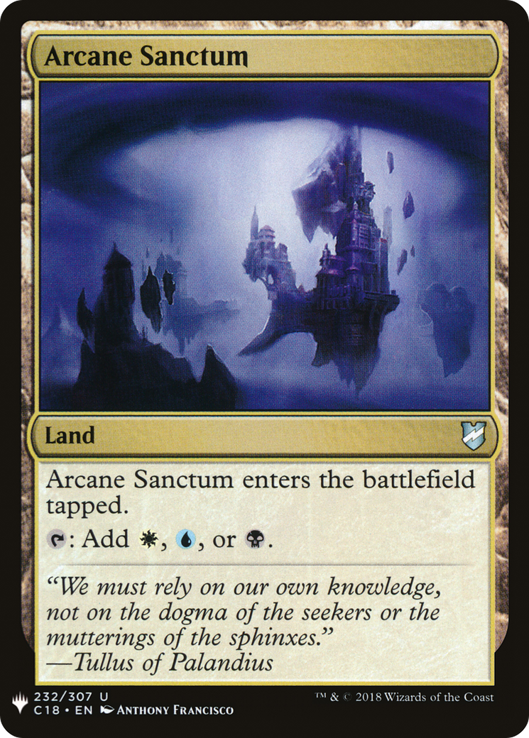 Arcane Sanctum (C18) (LIST-232) - The List