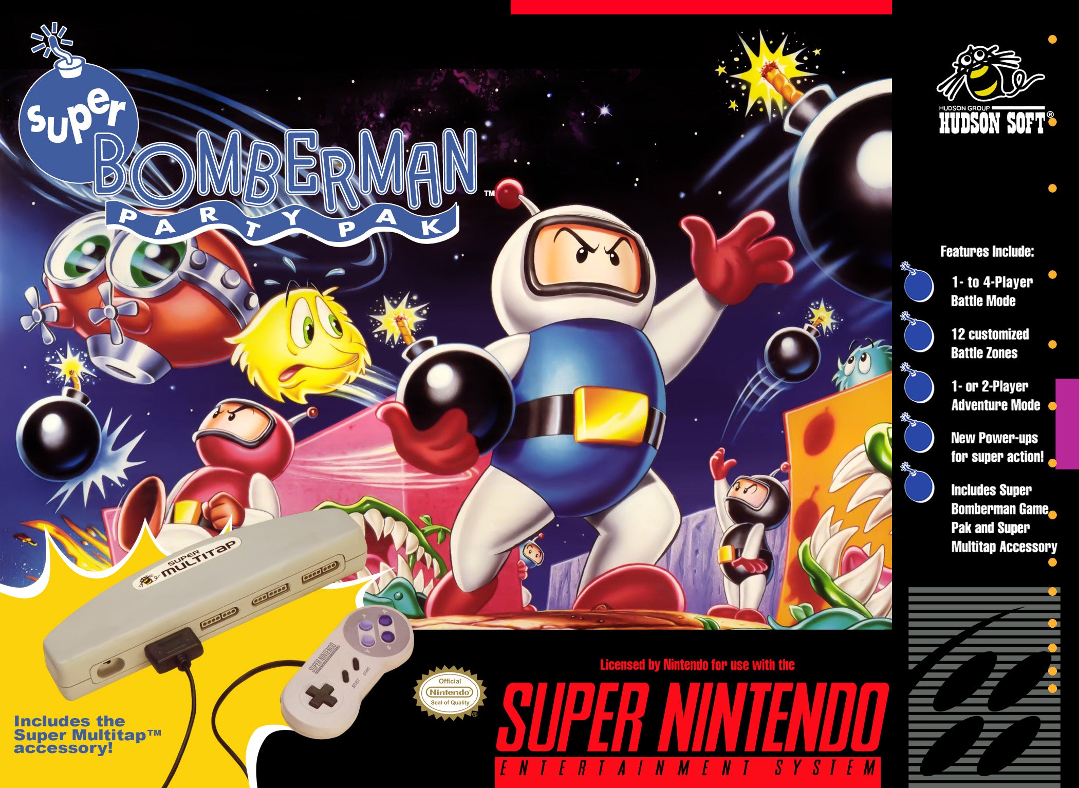 Super Bomberman - Super Nintendo (SNES)