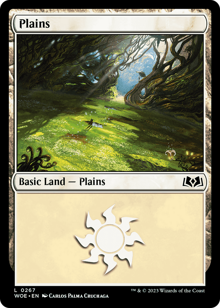 Plains (WOE-267) - Wilds of Eldraine