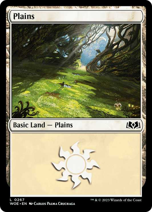 Plains (WOE-267) - Wilds of Eldraine