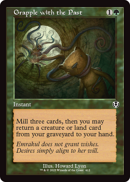 Grapple with the Past (Retro Frame) (INR-412) - Innistrad Remastered