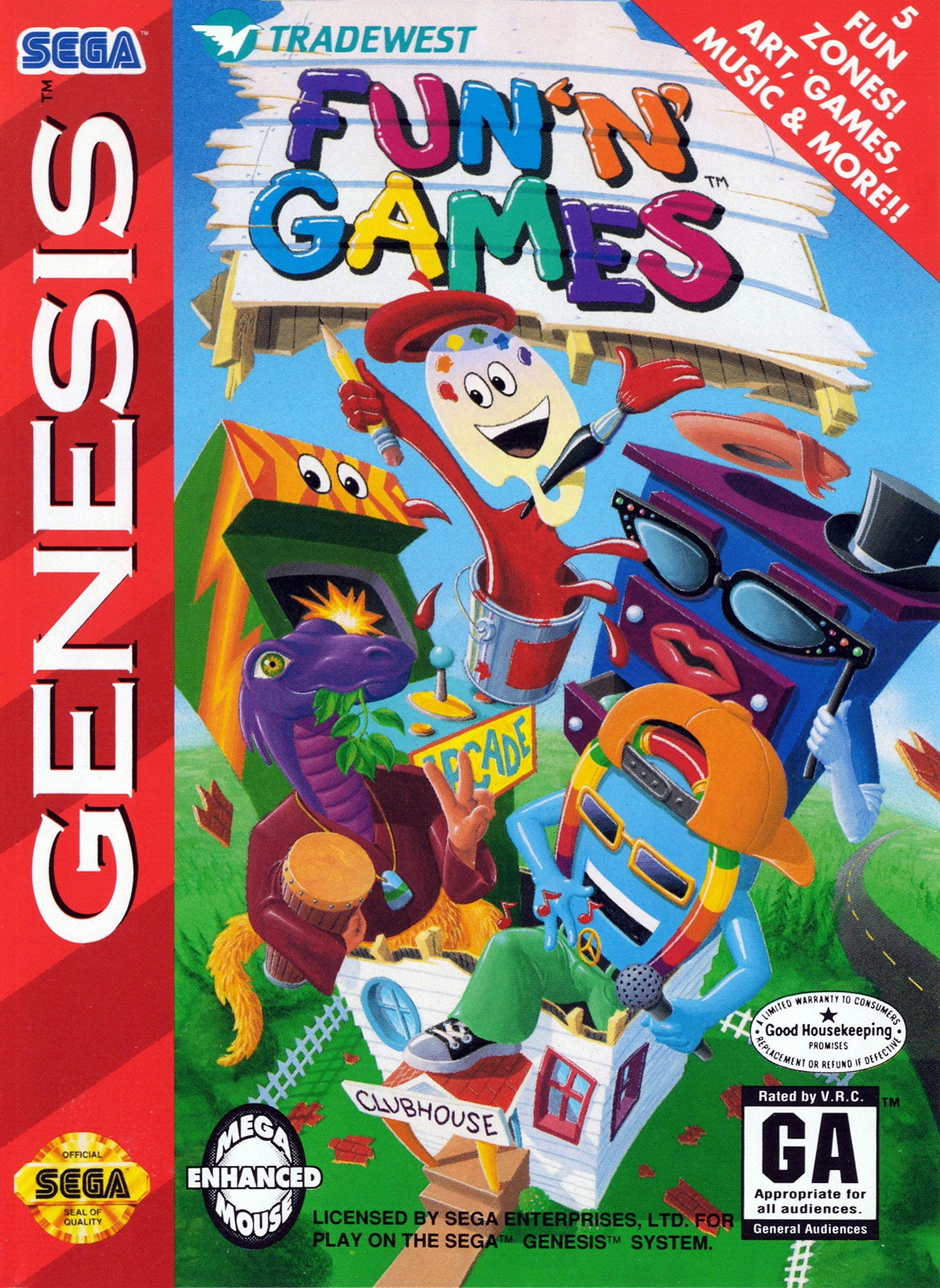 Fun 'N' Games - Sega Genesis