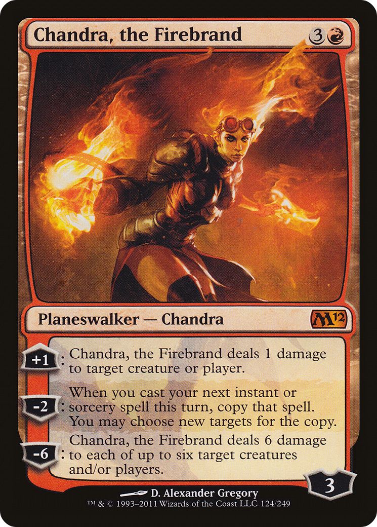 Chandra, the Firebrand (M12-124) - Magic 2012