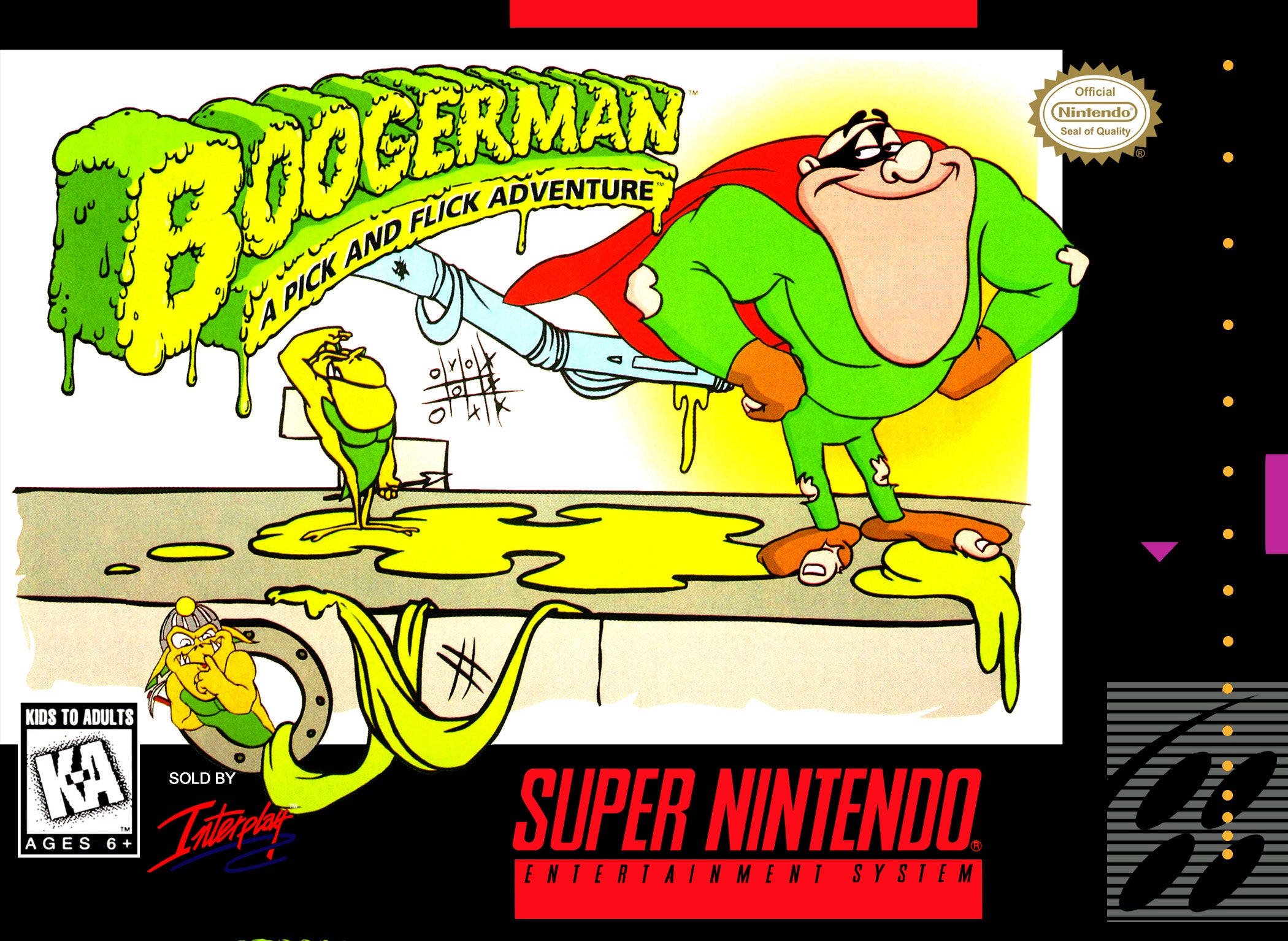 Boogerman: A Pick and Flick Adventure - Super Nintendo (SNES)