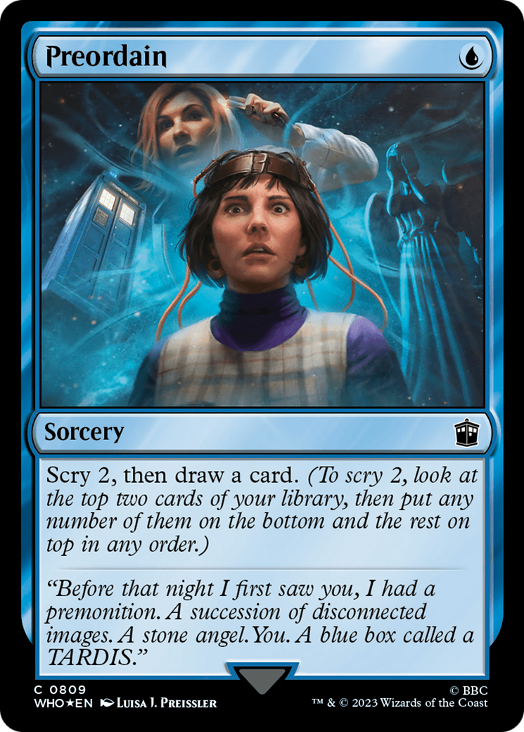 Preordain (WHO-809) - Doctor Who Foil
