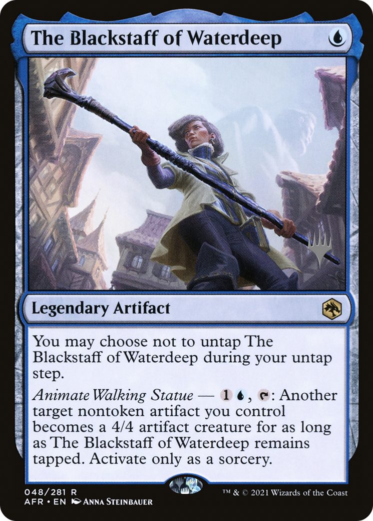 The Blackstaff of Waterdeep (PPAFR-048) - Adventures in the Forgotten Realms Promos
