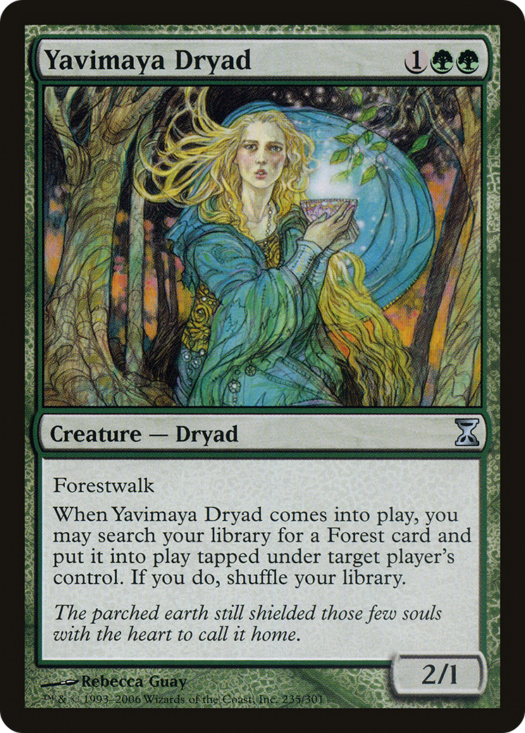 Yavimaya Dryad (TSP-235) - Time Spiral Foil