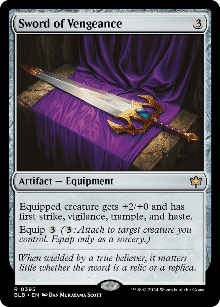 Sword of Vengeance (BLB-395) - Bloomburrow