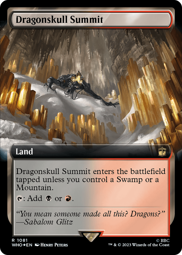 Dragonskull Summit (WHO-1081) - Doctor Who: (Extended Art) Foil