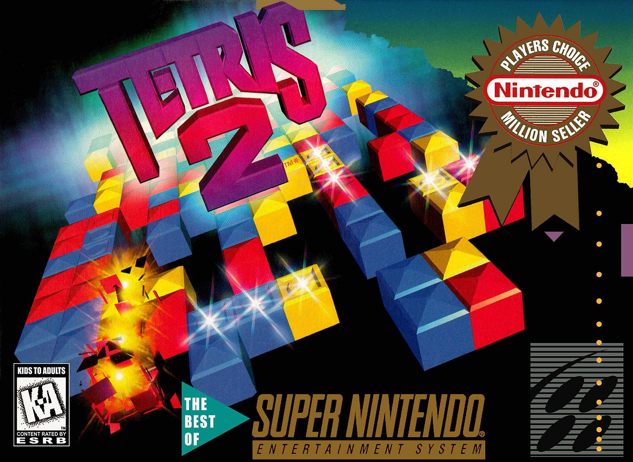 Tetris 2 - Super Nintendo (SNES)