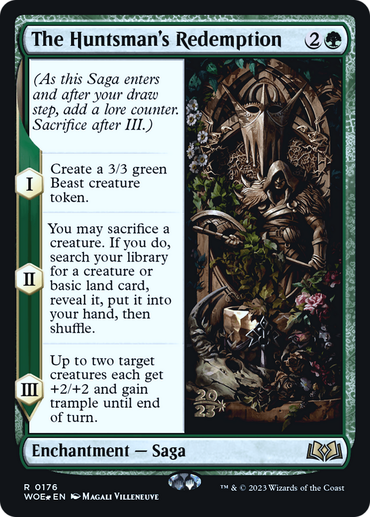 The Huntsman's Redemption (PRE-176) - Wilds of Eldraine Promos Foil
