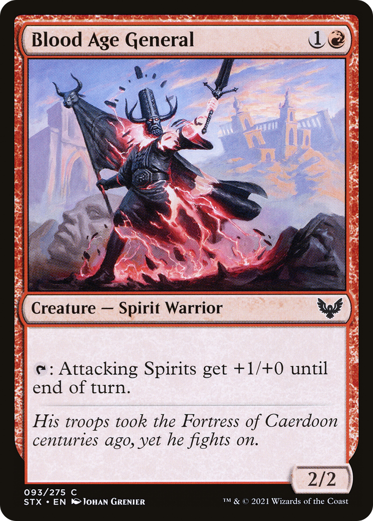 Blood Age General (STX-093) - Strixhaven: School of Mages