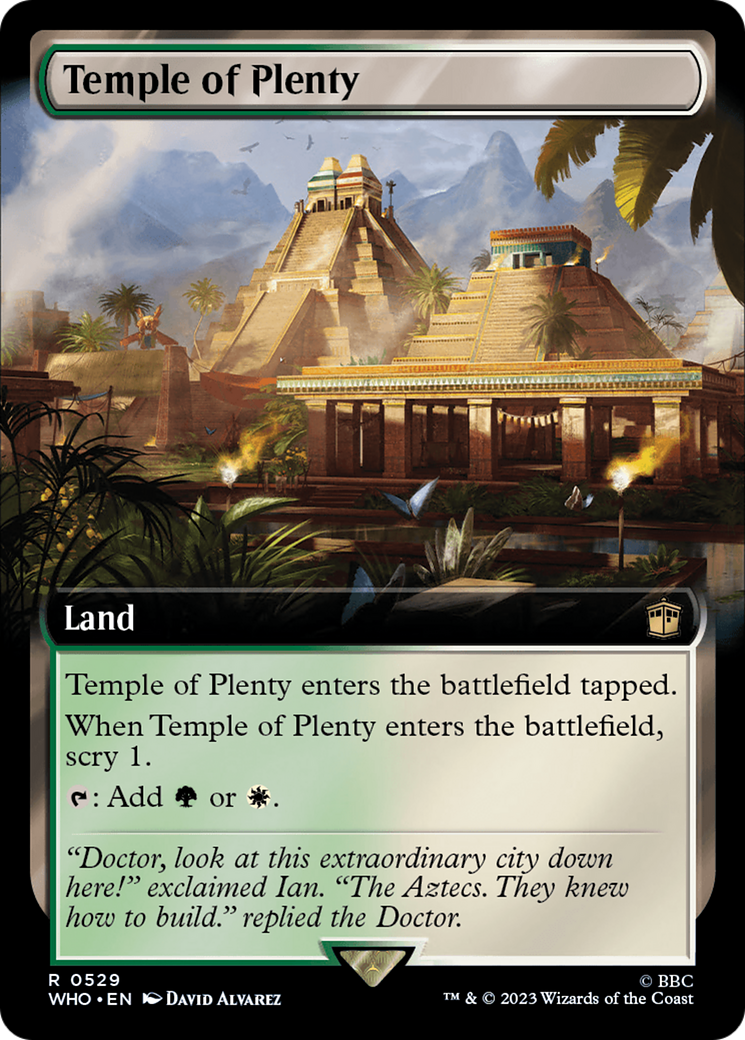 Temple of Plenty (WHO-529) - Doctor Who: (Extended Art) Foil