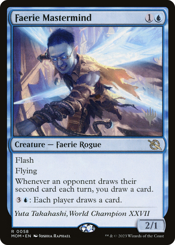 Faerie Mastermind (PPMOM-058) - March of the Machine Promos