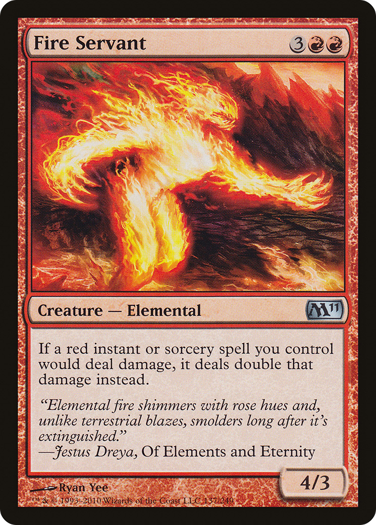 Fire Servant (M11-137) - Magic 2011