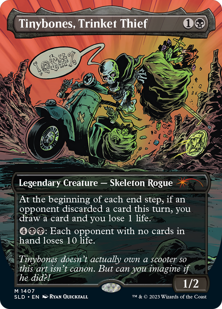 Tinybones, Trinket Thief (SLD-1407) - Secret Lair Drop (Borderless) Foil