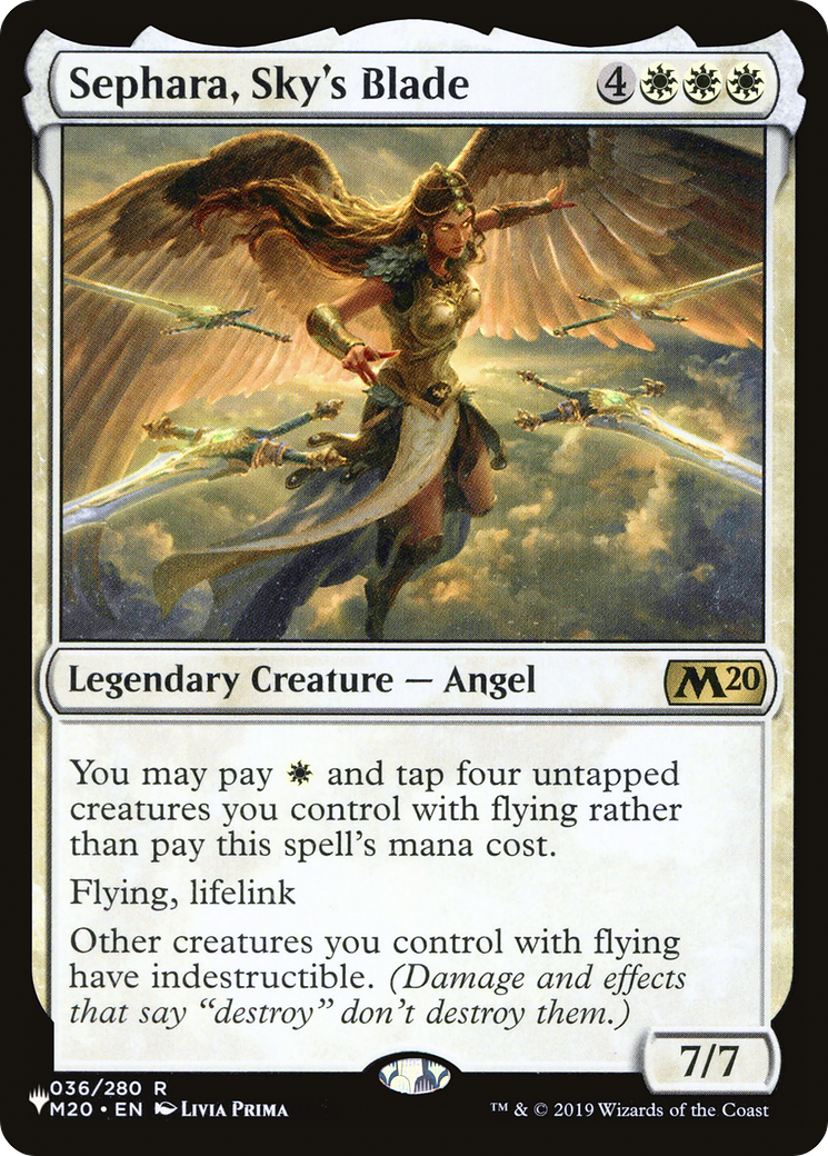 Sephara, Sky's Blade (LIST-036) - The List Foil