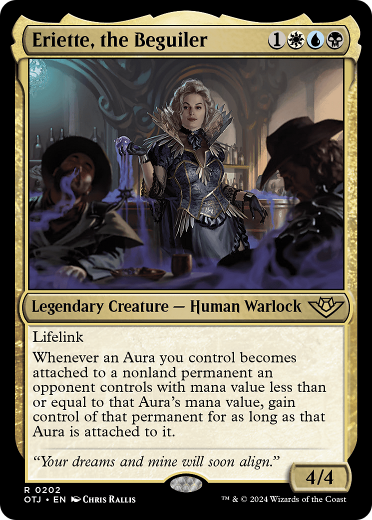 Eriette, the Beguiler (OTJ-202) - Outlaws of Thunder Junction Foil