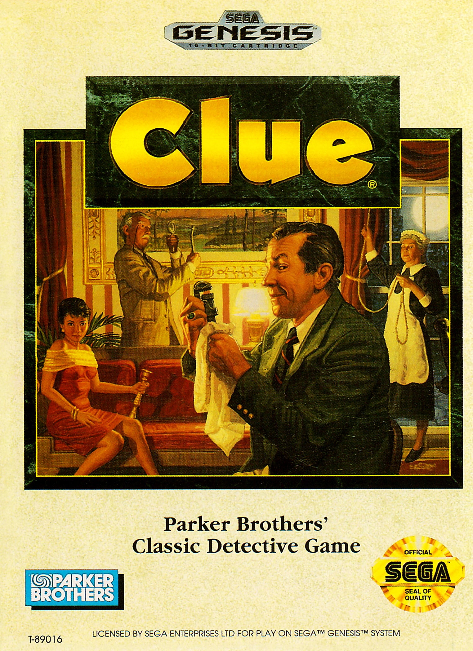 Clue - Sega Genesis