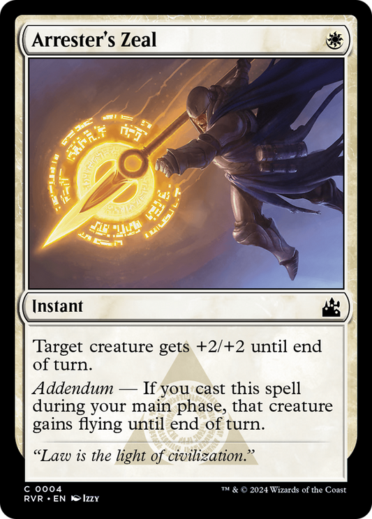 Arrester's Zeal (RVR-004) - Ravnica Remastered