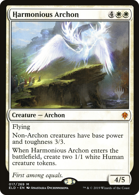Harmonious Archon (PPELD-17P) - Throne of Eldraine Promos