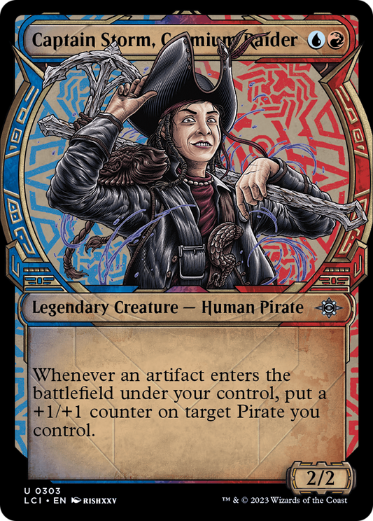 Captain Storm, Cosmium Raider (LCI-303) - The Lost Caverns of Ixalan: (Showcase)