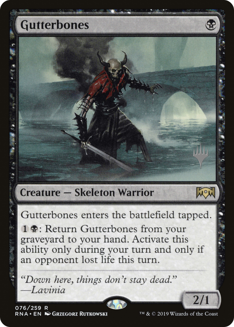 Gutterbones (PPM20-076) - Ravnica Allegiance Promos