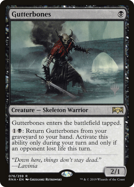 Gutterbones (PPM20-076) - Ravnica Allegiance Promos