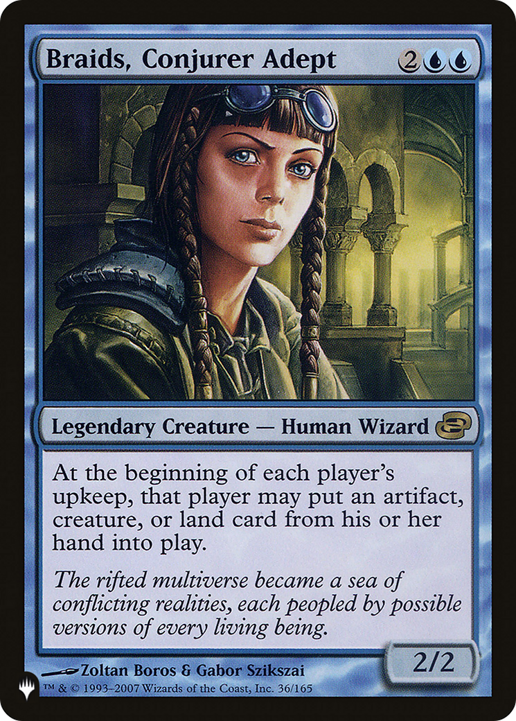 Braids, Conjurer Adept (LIST-36/165) - The List