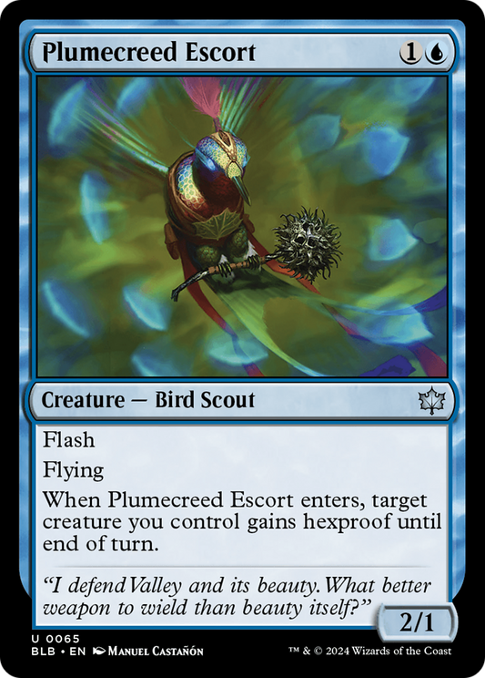 Plumecreed Escort (BLB-065) - Bloomburrow