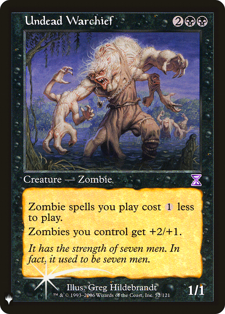 Undead Warchief (LIST-052) - The List Foil