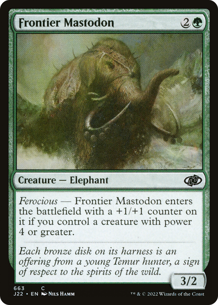 Frontier Mastodon (J22-663) - Jumpstart 2022