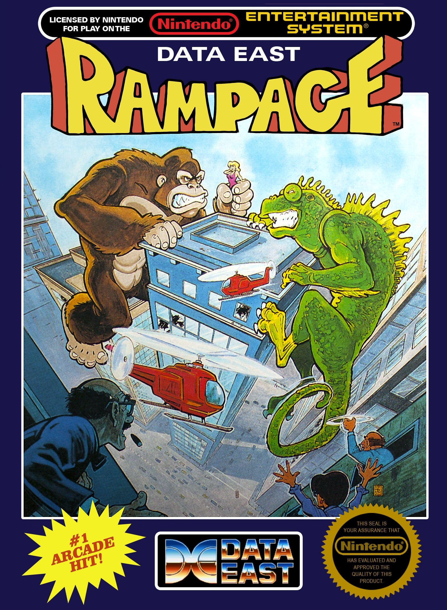 Rampage - Nintendo (NES)