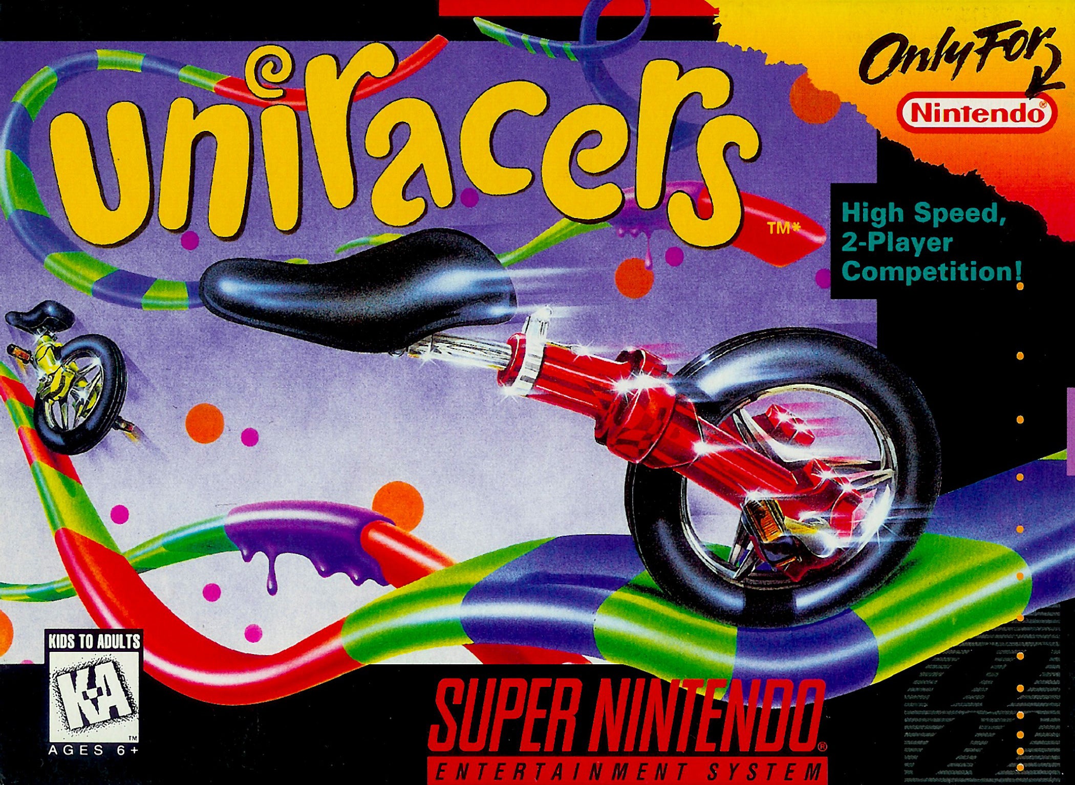Uniracers - Super Nintendo (SNES)