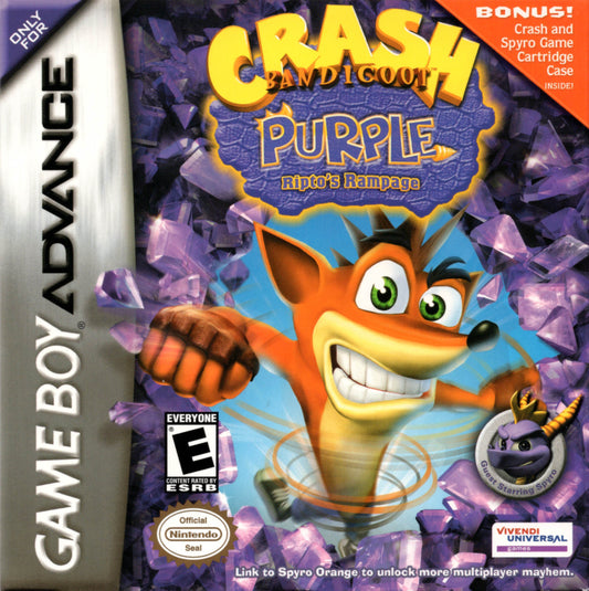 Crash Bandicoot Purple: Ripto's Rampage - Game Boy Advance (GBA)