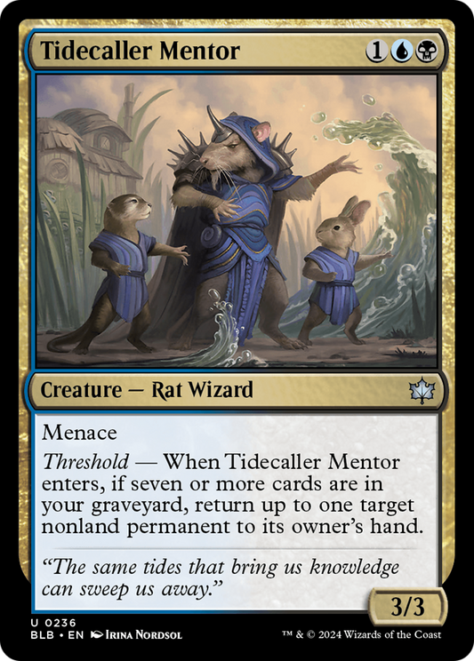 Tidecaller Mentor (BLB-236) - Bloomburrow